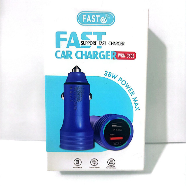 شارژر فندکی FAST مدل WKN-c802